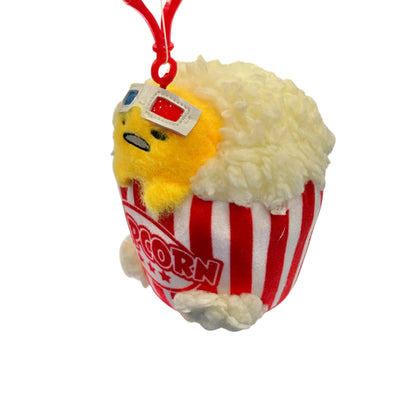 Gudetama "Movie Theater" Mascot Clip On Plush
