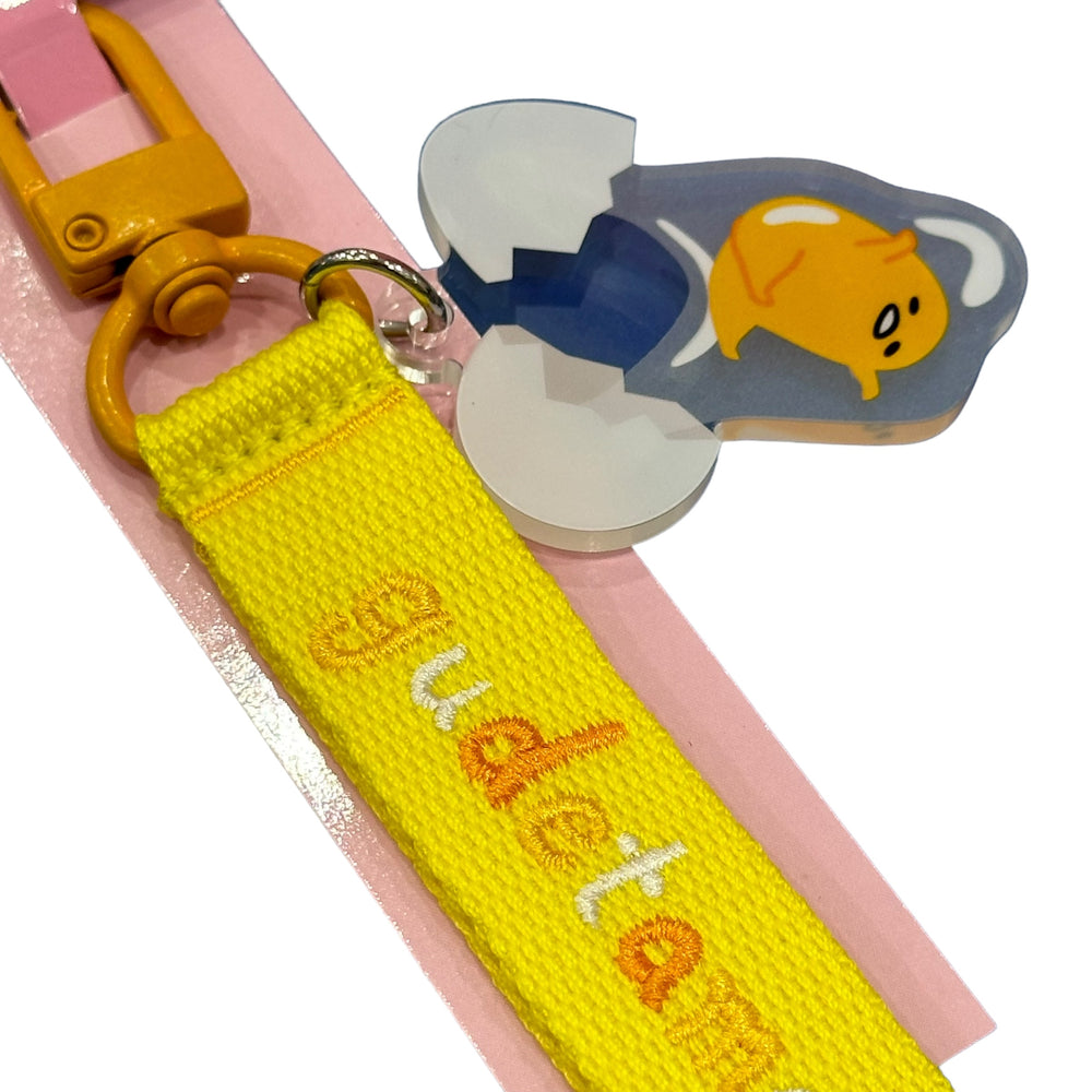 Gudetama "LOGO" Key Ring