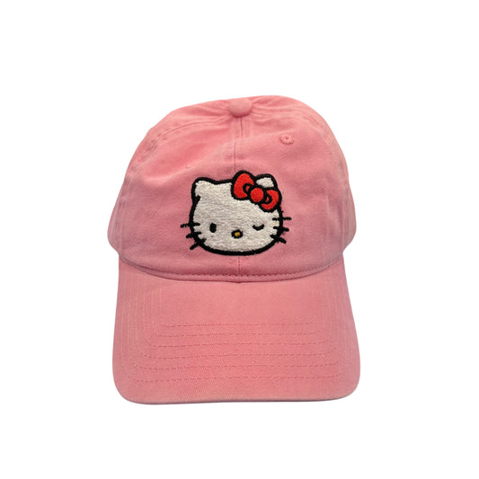 Hello Kitty "Chenille" Patch Pigment Cap (Pink)