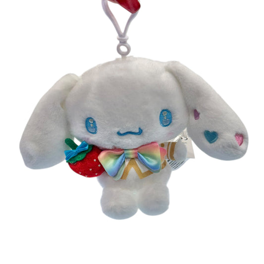 Cinnamoroll "Strawberry Rainbow" Mascot Clip On