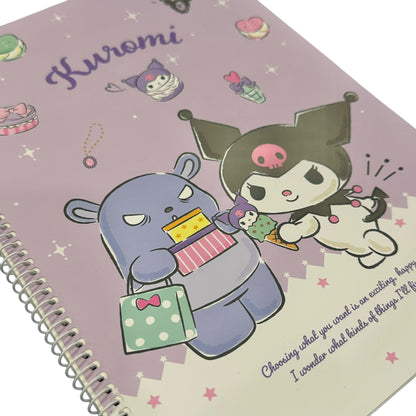 Kuromi Lined Spring Notebook