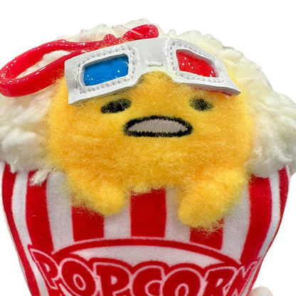 Gudetama "Movie Theater" Mascot Clip On Plush