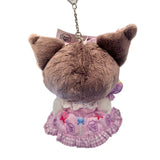 Kuromi "Chupa Chups" Mascot Plush Keychain