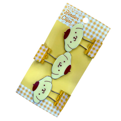 Pompompurin Binder Clips