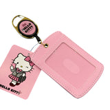 Hello Kitty "Blazer Uniform" Japan Girl Card Case w/ Key Reel