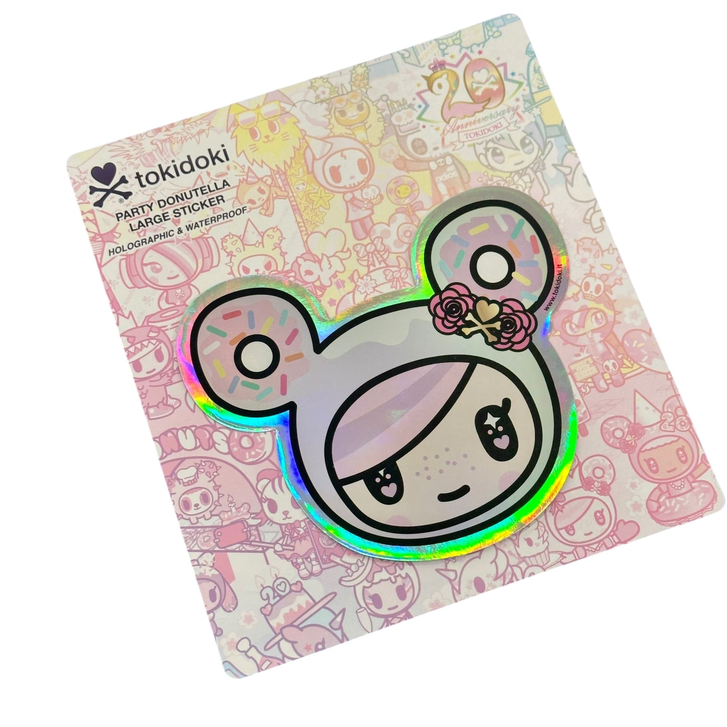 tokidoki "20th Anniversary" Party Donutella Large Sticker