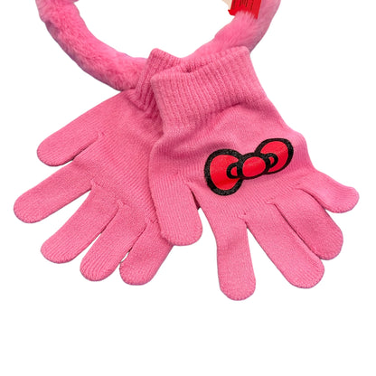 Hello Kitty "Pink" Earmuff & Gloves Set