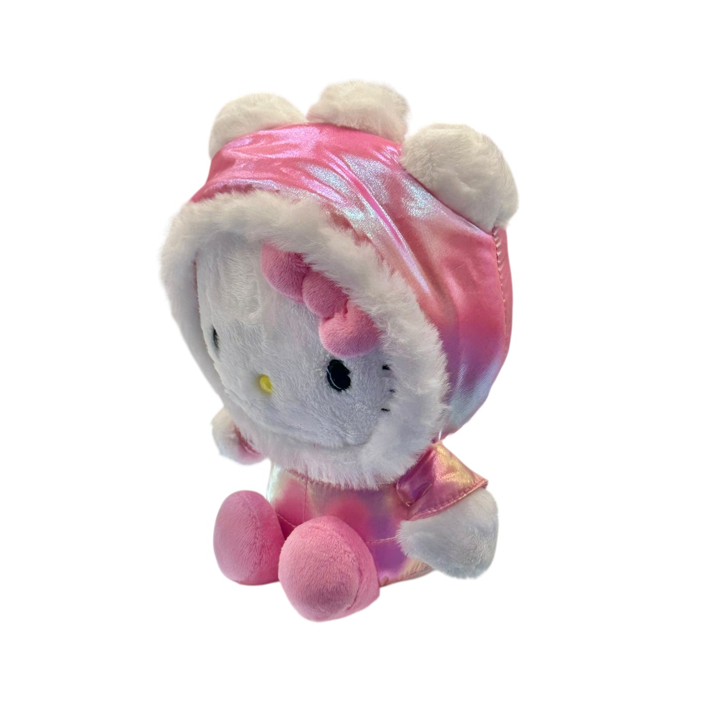 Hello Kitty "Shiny Hooded Puffer Jacket" 8in Plush