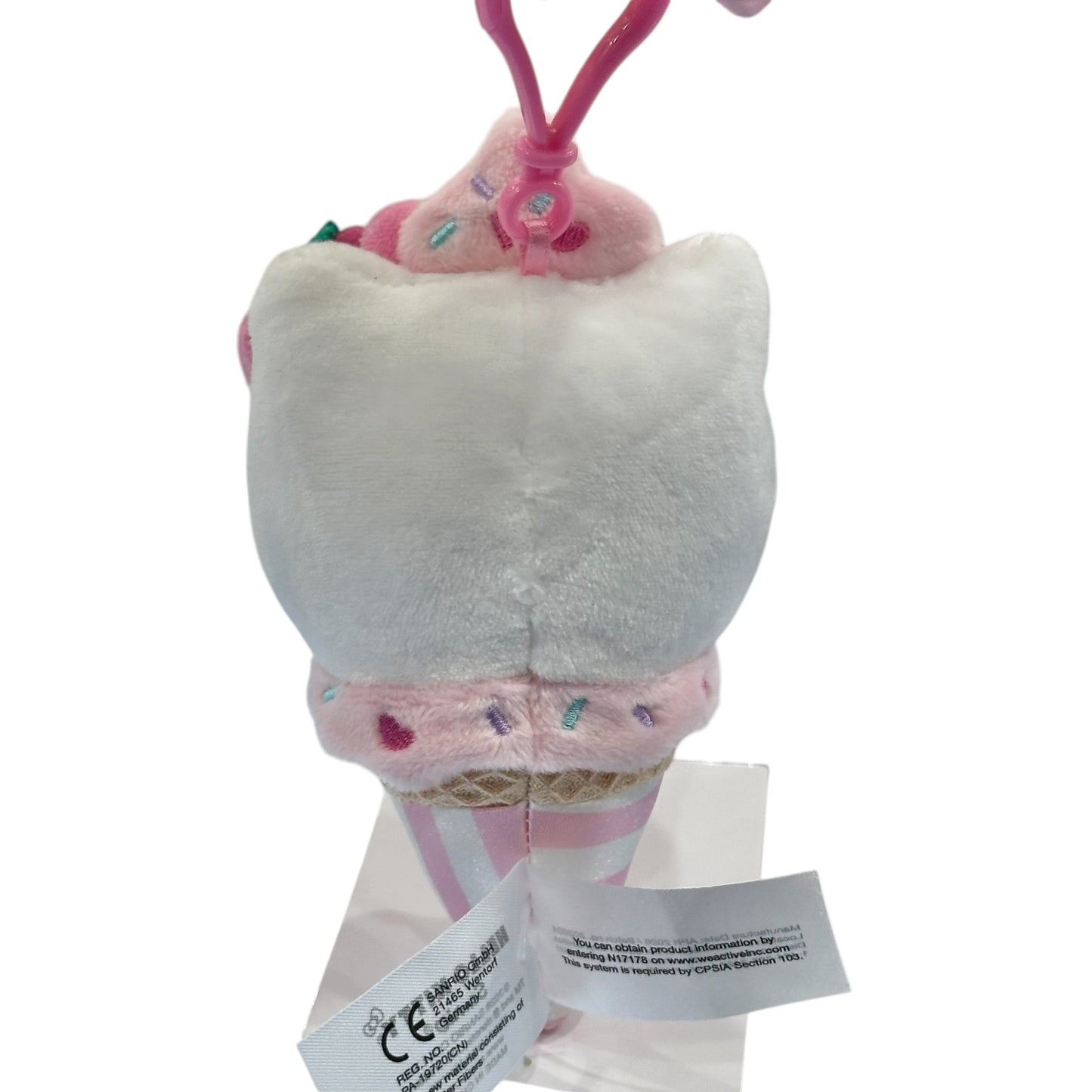 Hello Kitty "Ice Cream" Mascot Clip On