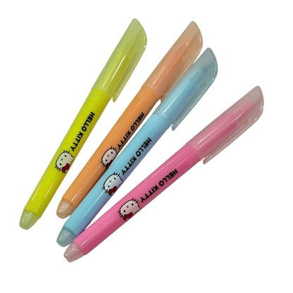 Hello Kitty 4pc Highlighter & Pouch