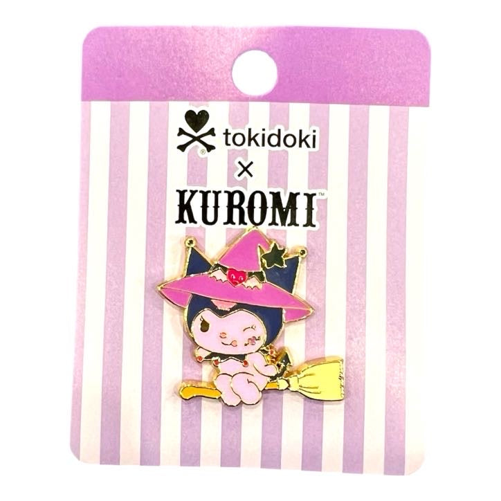 tokidoki x Kuromi "Broomstick" Pin Badge