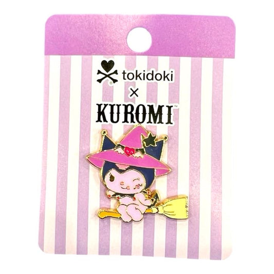 tokidoki x Kuromi "Broomstick" Pin Badge