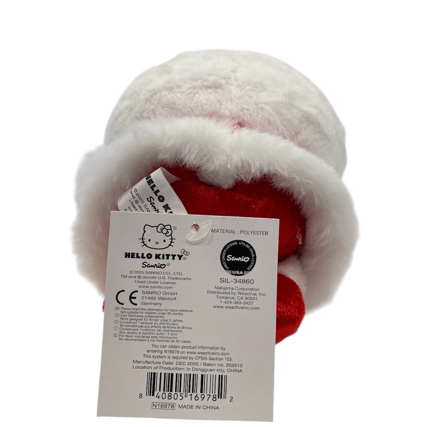 Hello Kitty "CNY Dress CNY" Bean Doll