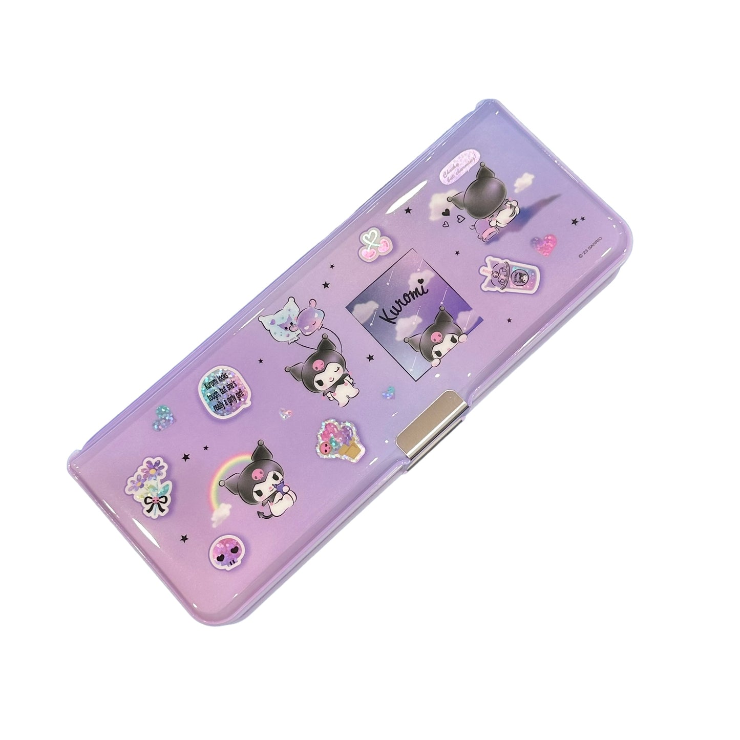 Kuromi Double Compartment Pencil Case