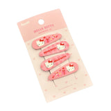 Hello Kitty Hair Snap Clips 4pc Set