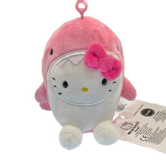 Hello Kitty "Pink Shark" Mascot Clip On