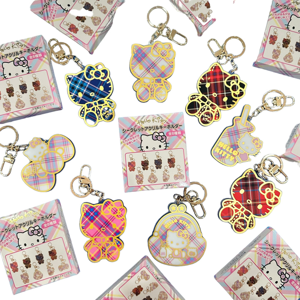 Hello Kitty "Tartan" Secret Keychain