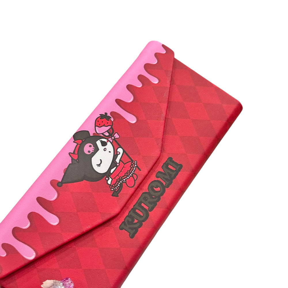 Kuromi "Strawberry" Foldable Glasses Case