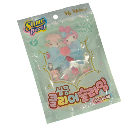 My Melody Clear Slime & Sticker Set