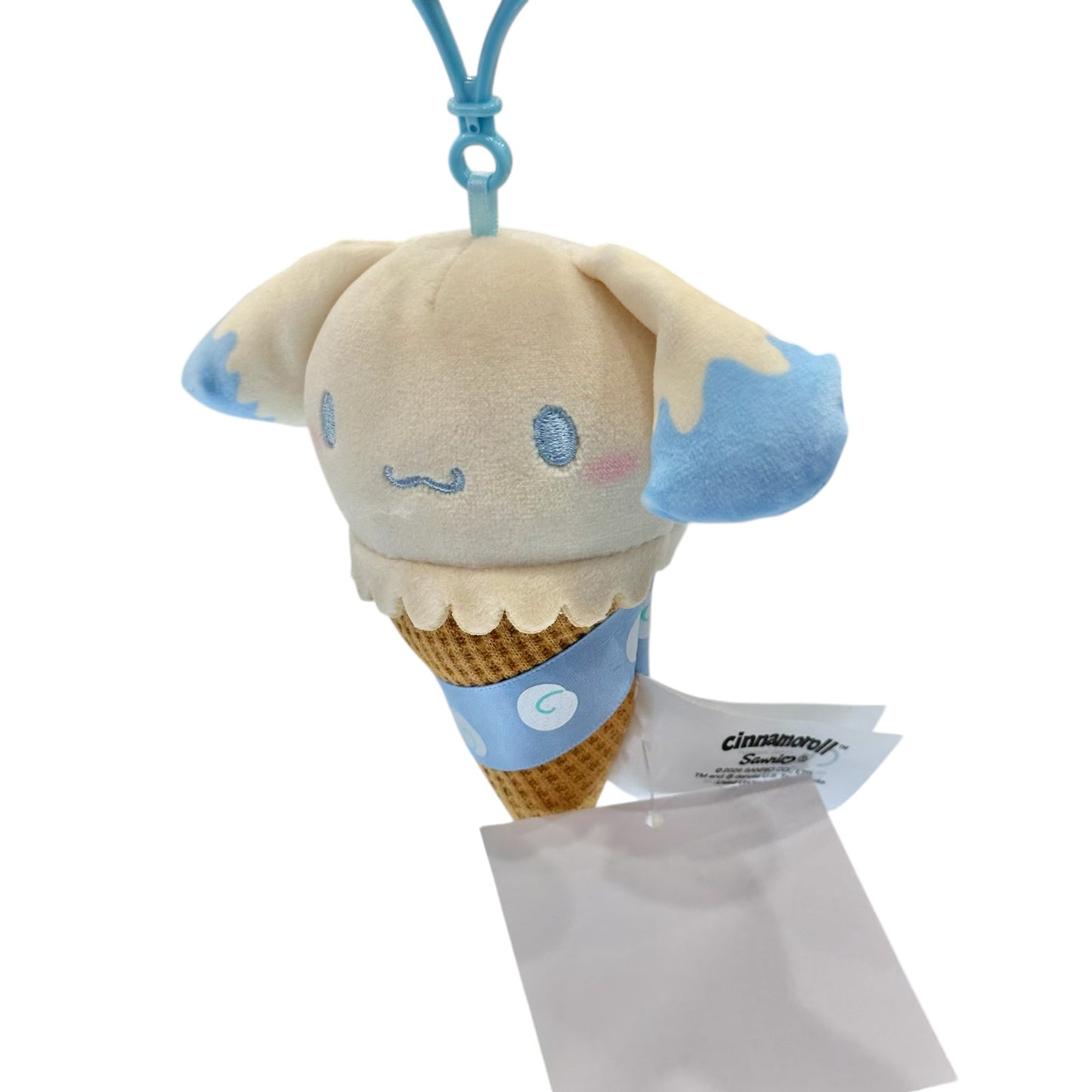 Cinnamoroll "Ice Cream Food" Mascot Clip On