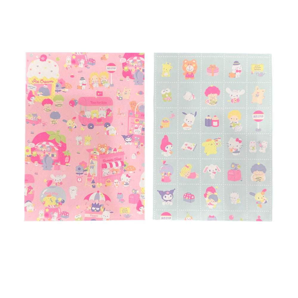 Sanrio Characters "FSD" Wrapping Set