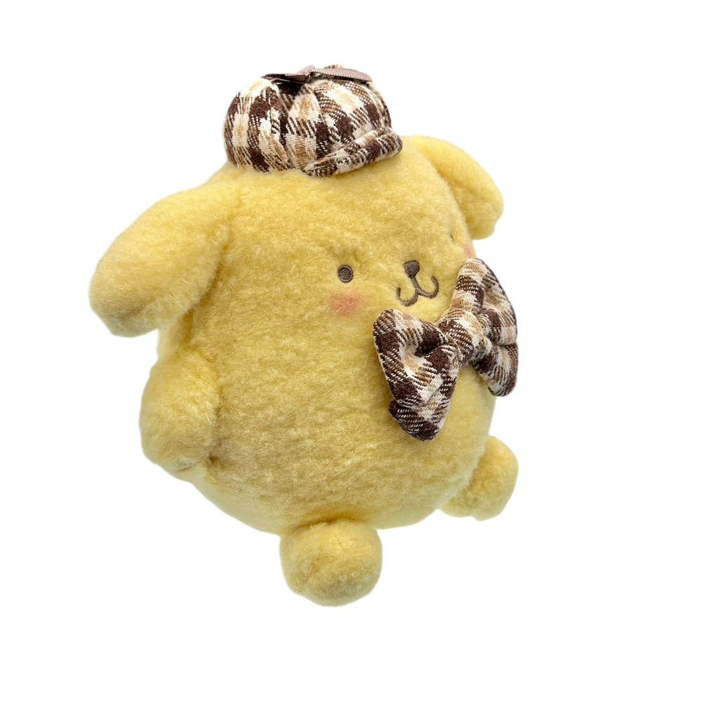 Pompompurin "Mocha Check" 7in Plush