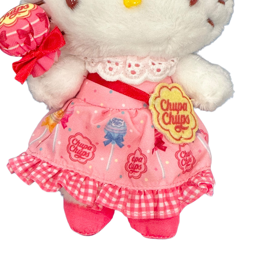 Hello Kitty "Chupa Chups" Mascot Plush Keychain