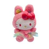 Hello Kitty "Pink Rainbow Bunny" 9in Plush