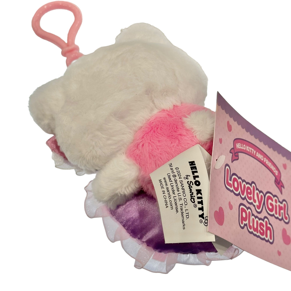 Hello Kitty "Lovely Girl" Mascot Clip On Plush