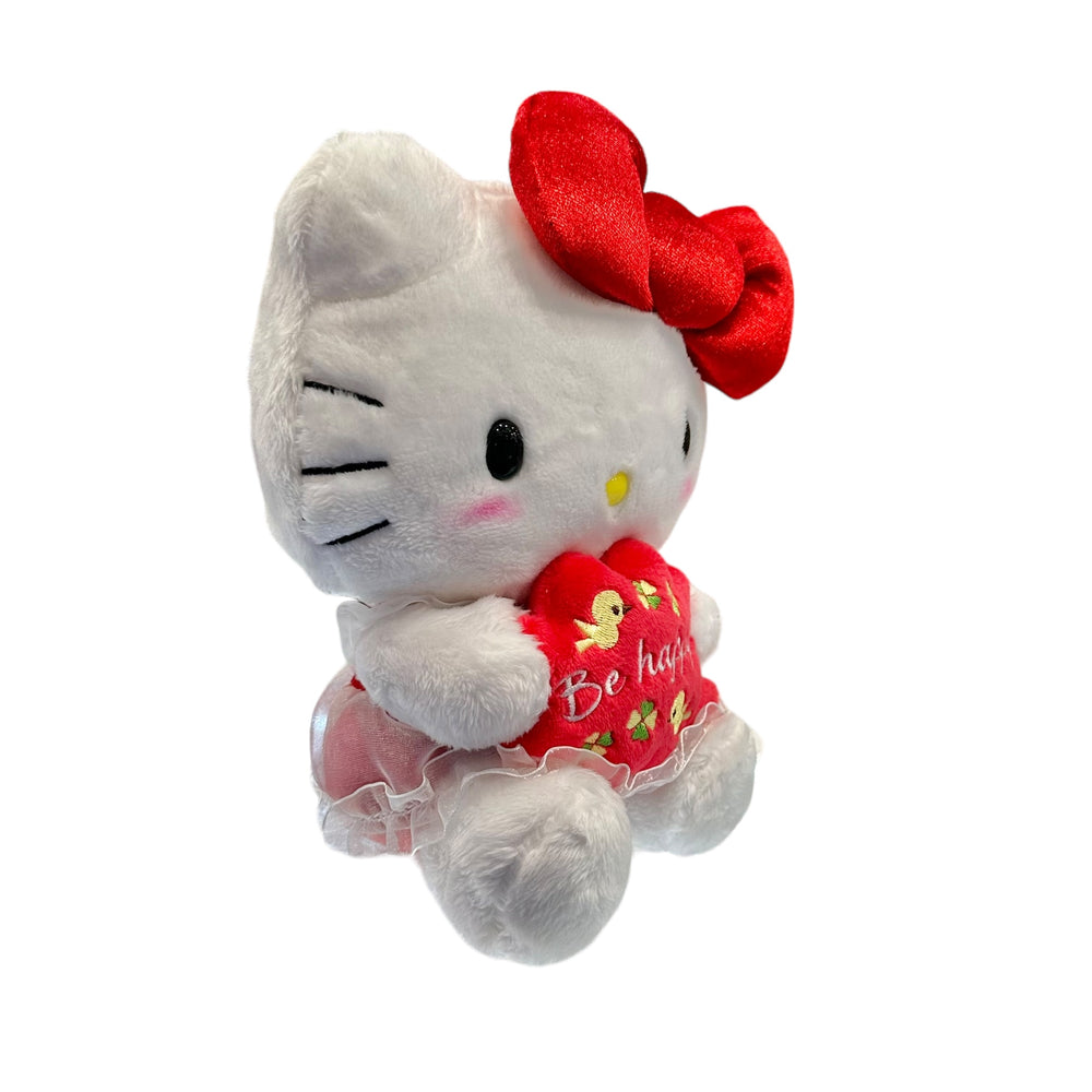 Hello Kitty "Be Happy" 7in Message Plush