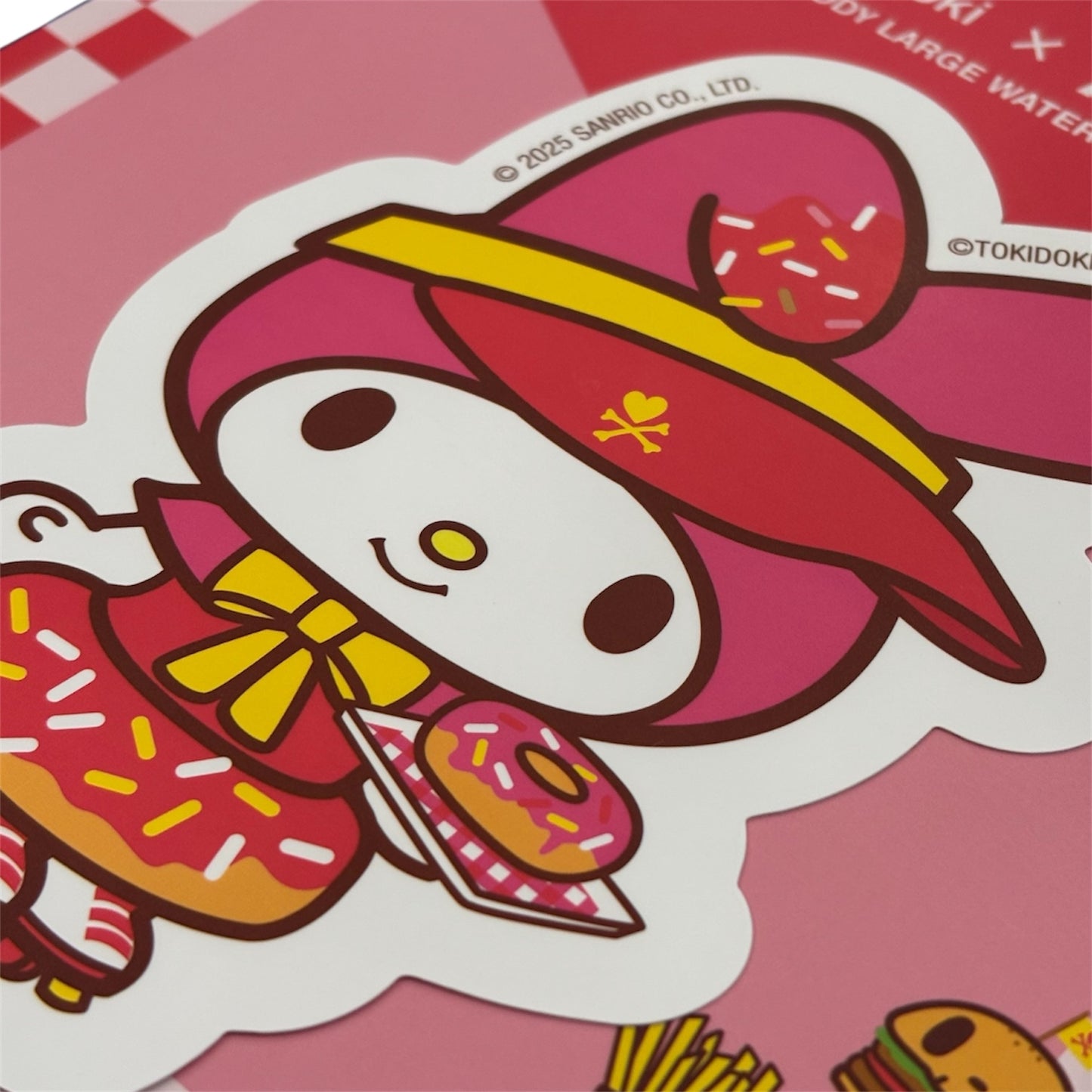 tokidoki x Hello Kitty & Friends "Fast Food My Melody" Large Stickers