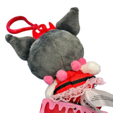 Kuromi "Strawberry" Mascot Clip On Plush