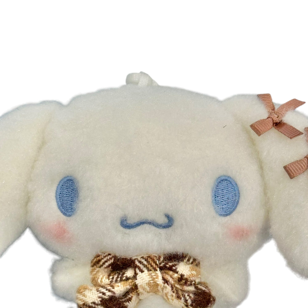 Cinnamoroll "Mocha Check" Mascot Clip On Plush