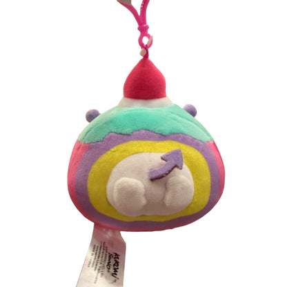 Kuromi "Colorful Cute Sweets" Swiss Roll Mascot Clip On