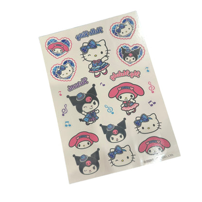 Sanrio Characters "Girls Group" Temporary Tattoo