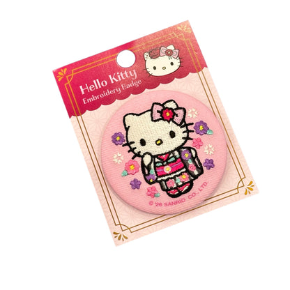 Hello Kitty "Retro Modern Kimono" Embroidery Badge