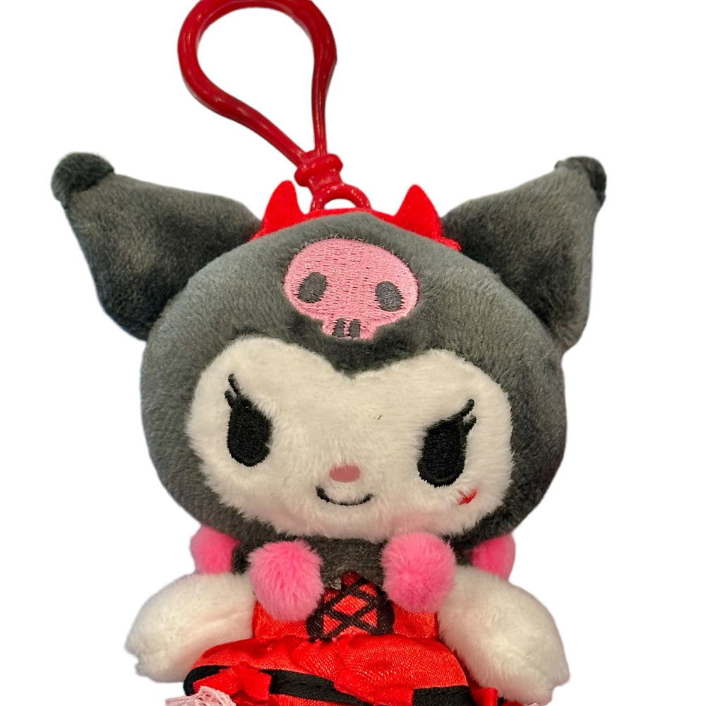 Kuromi "Strawberry" Mascot Clip On Plush