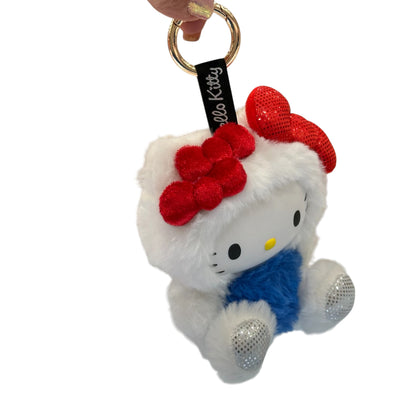 Hello Kitty "Red Ribbon" Plushie Pops Mascot w/ Carabiner