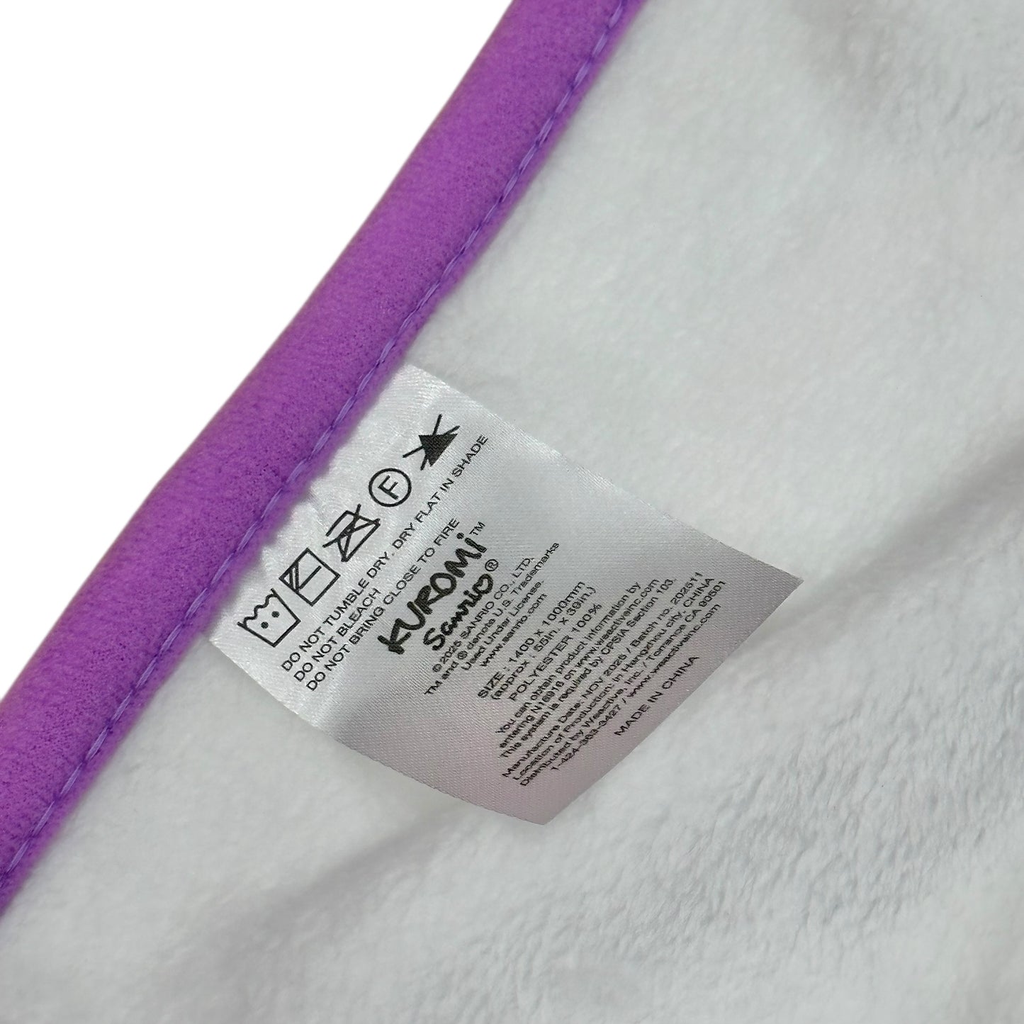 Kuromi "Sweet Pastel" Blanket