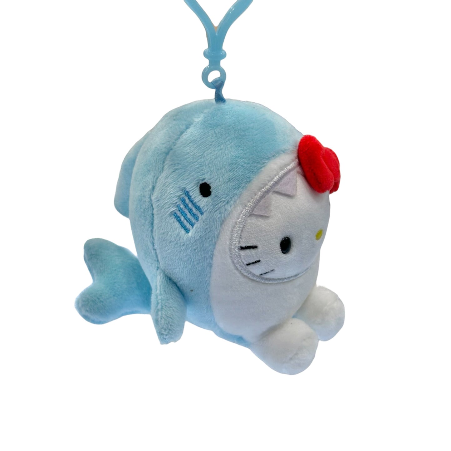Hello Kitty "Blue Shark" Mascot Clip On