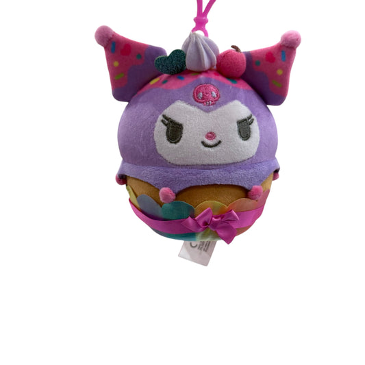 Kuromi "Colorful Cute Sweets" Cupcake Mascot Clip On