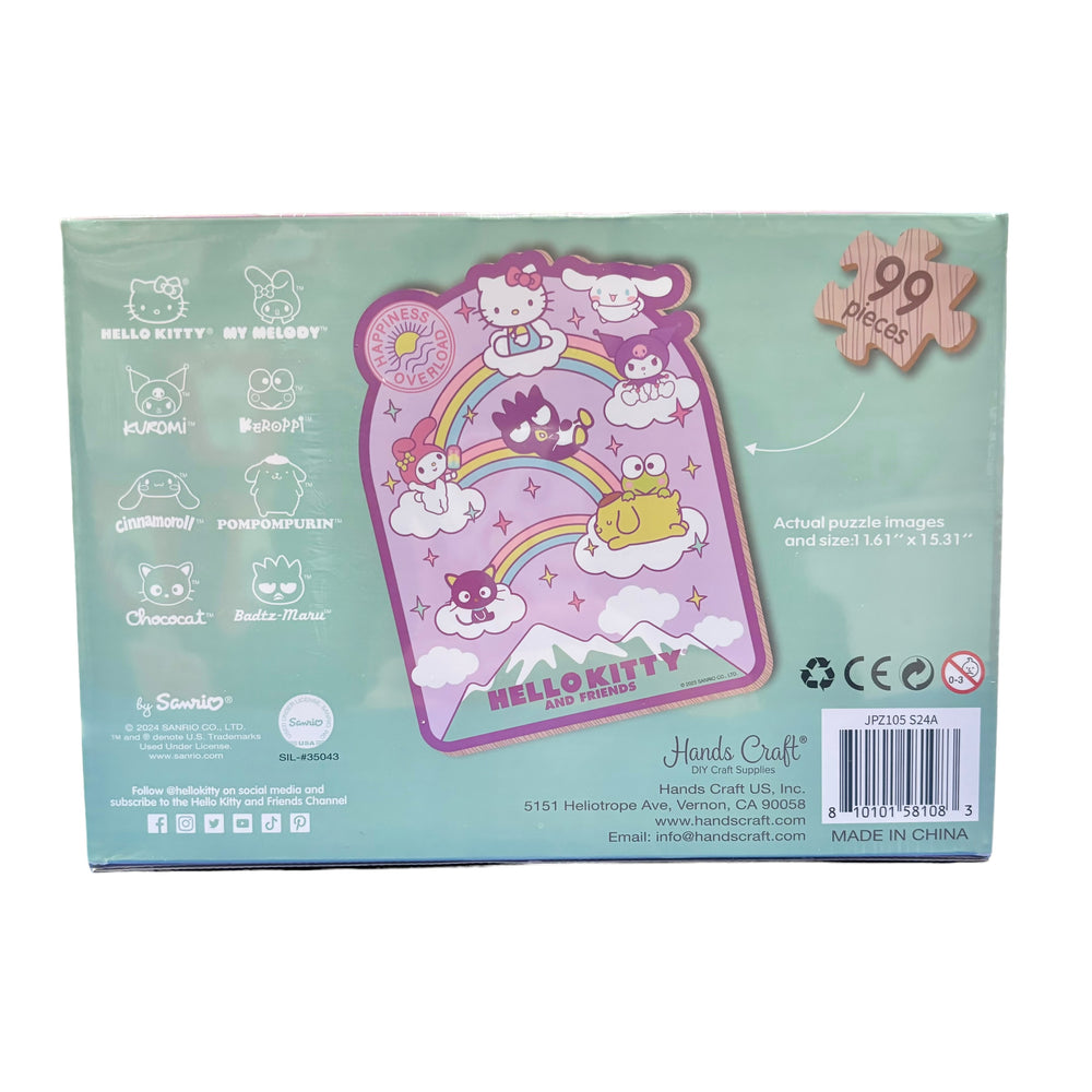 Sanrio Characters "Seize the Moment" Wooden Jigsaw Puzzle