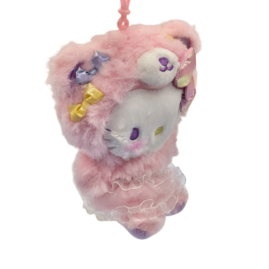 Hello Kitty "Girly Bear" Mascot Clip On