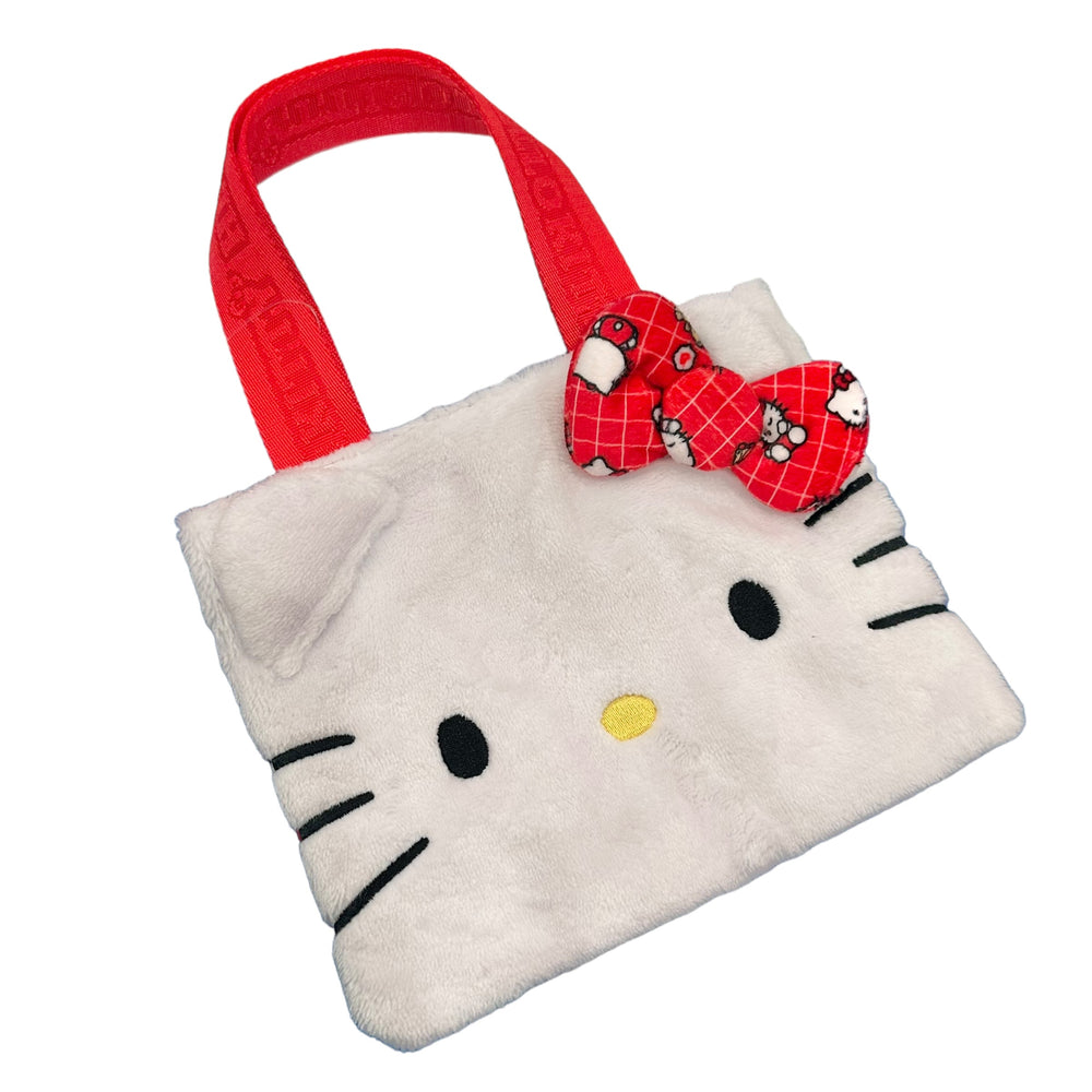 Hello Kitty "Red" Fluffy Face Bag