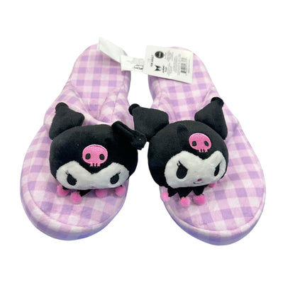 Kuromi "Gingham Interior" Bath Slippers