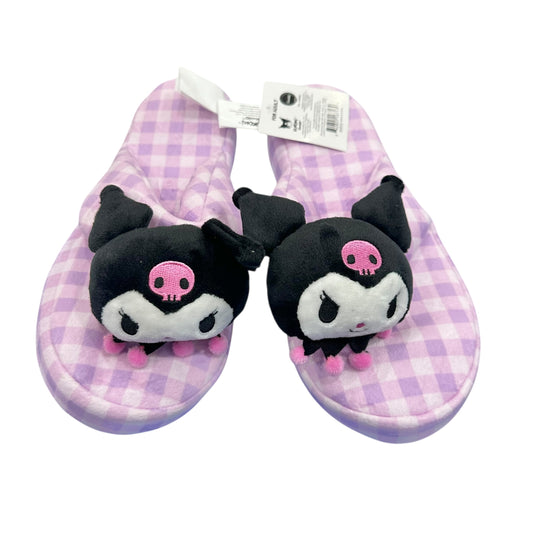 Kuromi "Gingham Interior" Bath Slippers