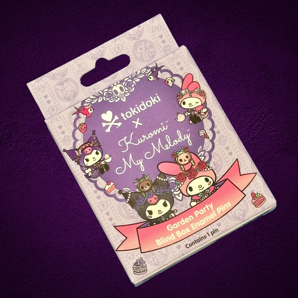 tokidoki x Kuromi & My Melody "Garden Party" Blind Box Enamel Pins