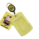 Hello Kitty "Modern Kimono" Japan Girl Card Case w/ Key Reel