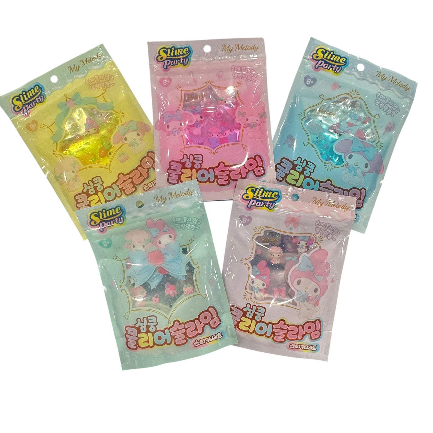 My Melody Clear Slime & Sticker Set