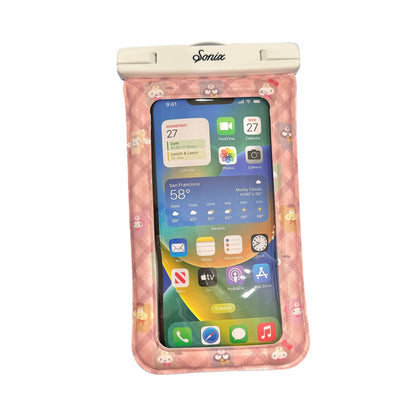 Sonix x Hello Kitty & Friends "Latte Bears" Waterproof Phone Pouch